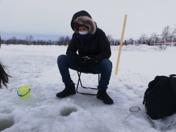 ワカサギ釣り しのつ湖 札幌 北海道