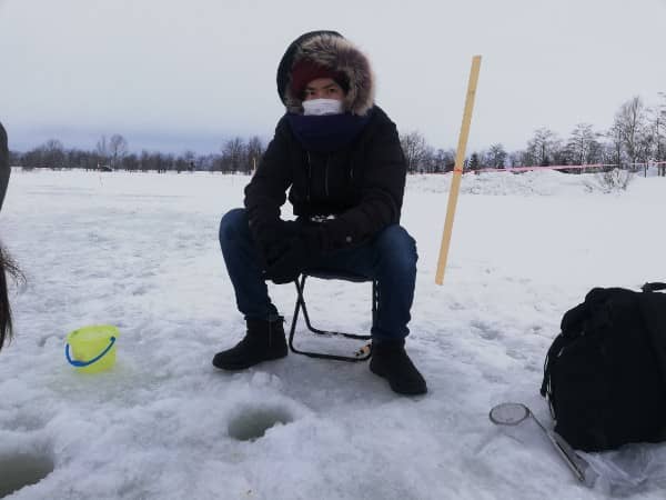 ワカサギ釣り しのつ湖 札幌 北海道