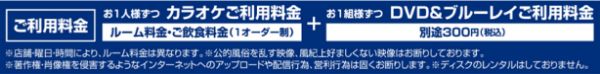 ラウンドワンはカラオケルームで有料でDVDがみれる