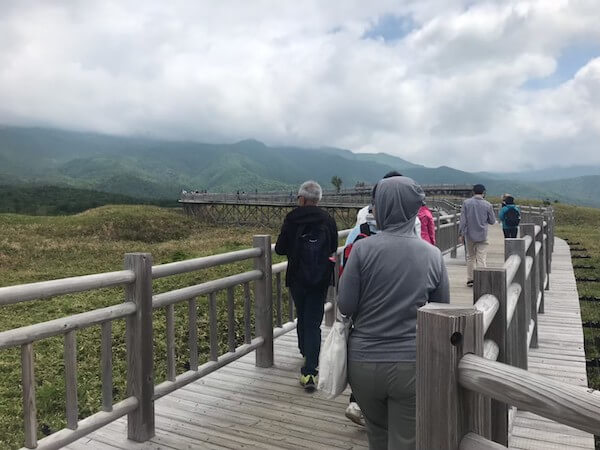 知床五湖の高架木道