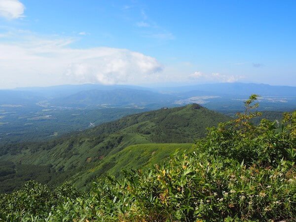 ニセコアンヌプリの登山道からの景色